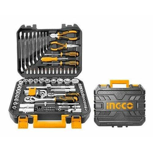 Set Herramientas Manuales 100pzs Ingco Hkthp21001 - MARKEMSTORE -