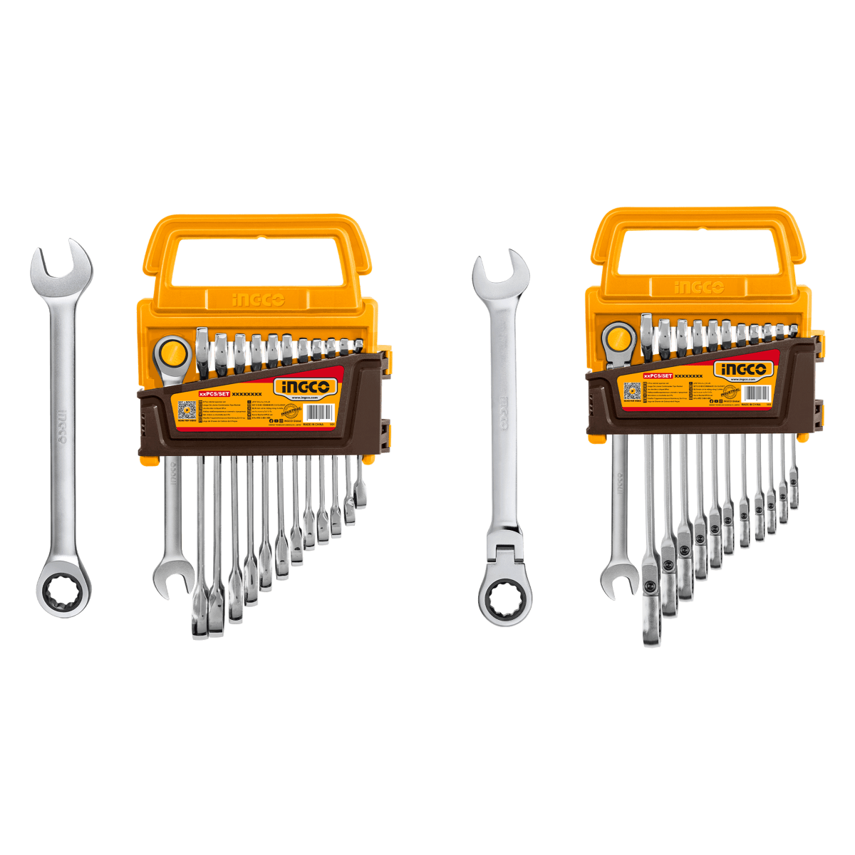 Set llave combinada ind 24 pcs 8 - 19mm HKSPAR2024 - MARKEMSTORE - Llaves y Juegos
