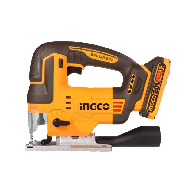 Sierra Caladora Inalámbrica INGCO 20V 3000RPM 5 Hojas CJSLI1008 - MARKEMSTORE - Sierras
