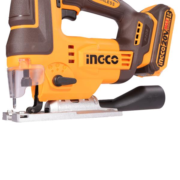 Sierra Caladora Inalámbrica INGCO 20V 3000RPM 5 Hojas CJSLI1008 - MARKEMSTORE - Sierras