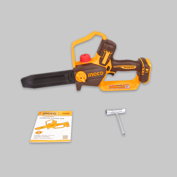 Sierra Podadora Inalámbrica INGCO 20V 8" Brushless 11m/s - CGSLI2088 - MARKEMSTORE - 