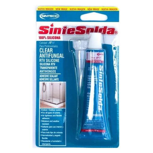 Silicona Transparente Antihongos Sintesolda X 28 G 1103048 - MARKEMSTORE -