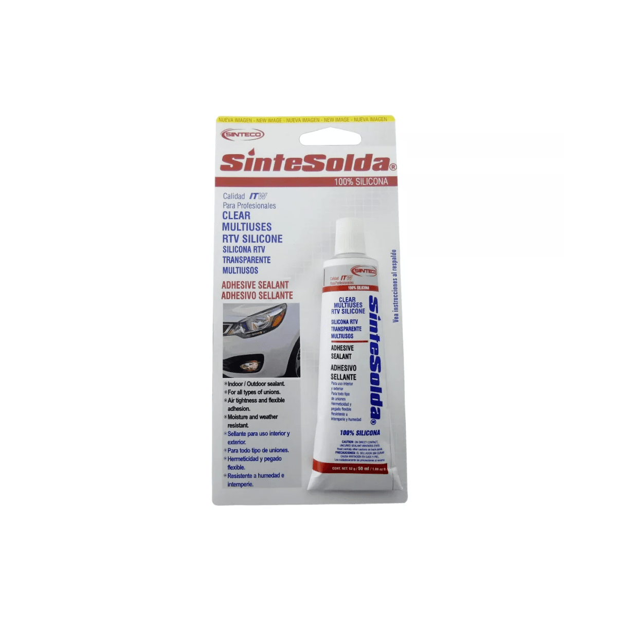 Silicona Transparente Sintesolda X 70 Ml 1103050 - MARKEMSTORE -