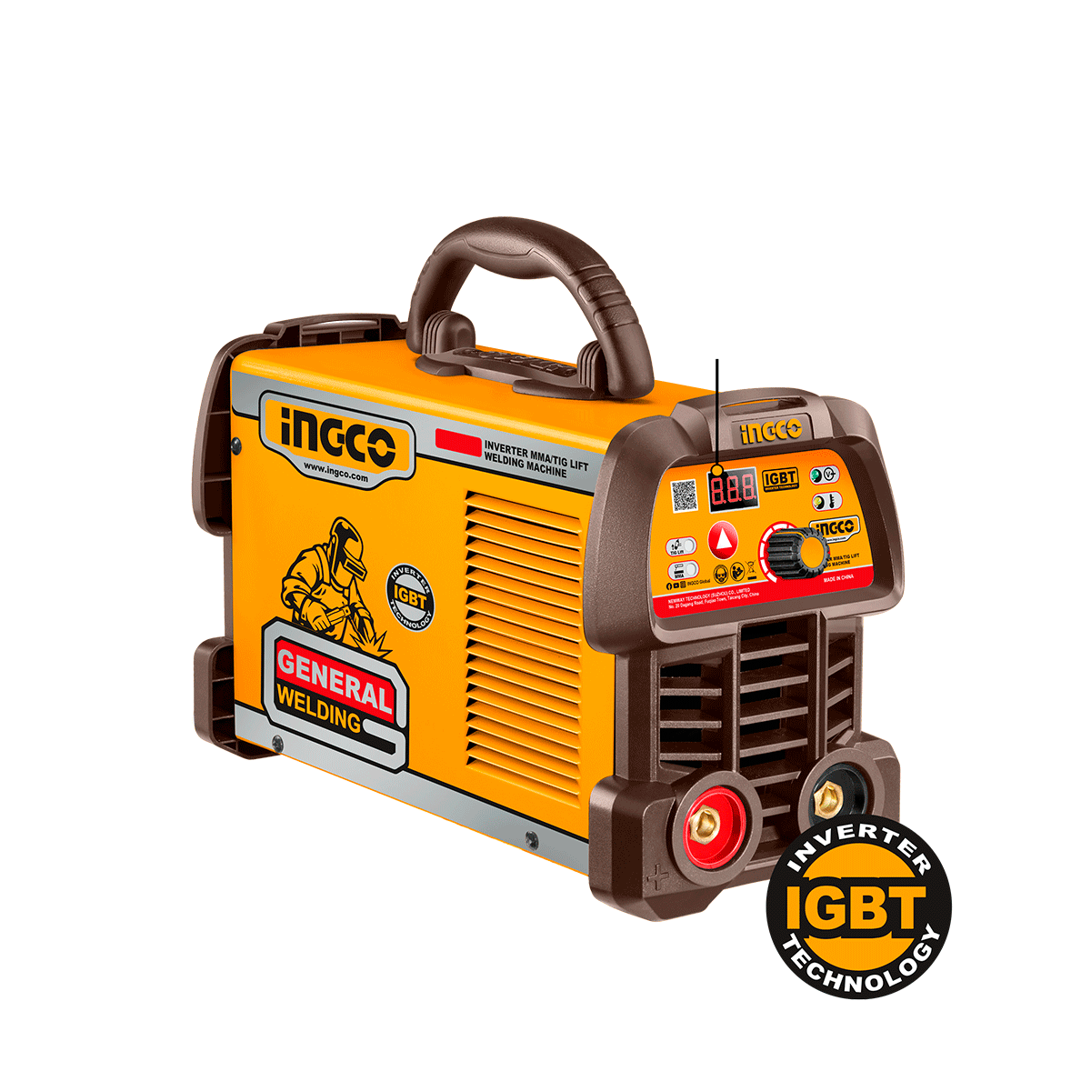 Soldador Inversor TIG 110V 130A INGCO IGBT Pantalla LED + Accesorios UMMA13059 - MARKEMSTORE - Soldador