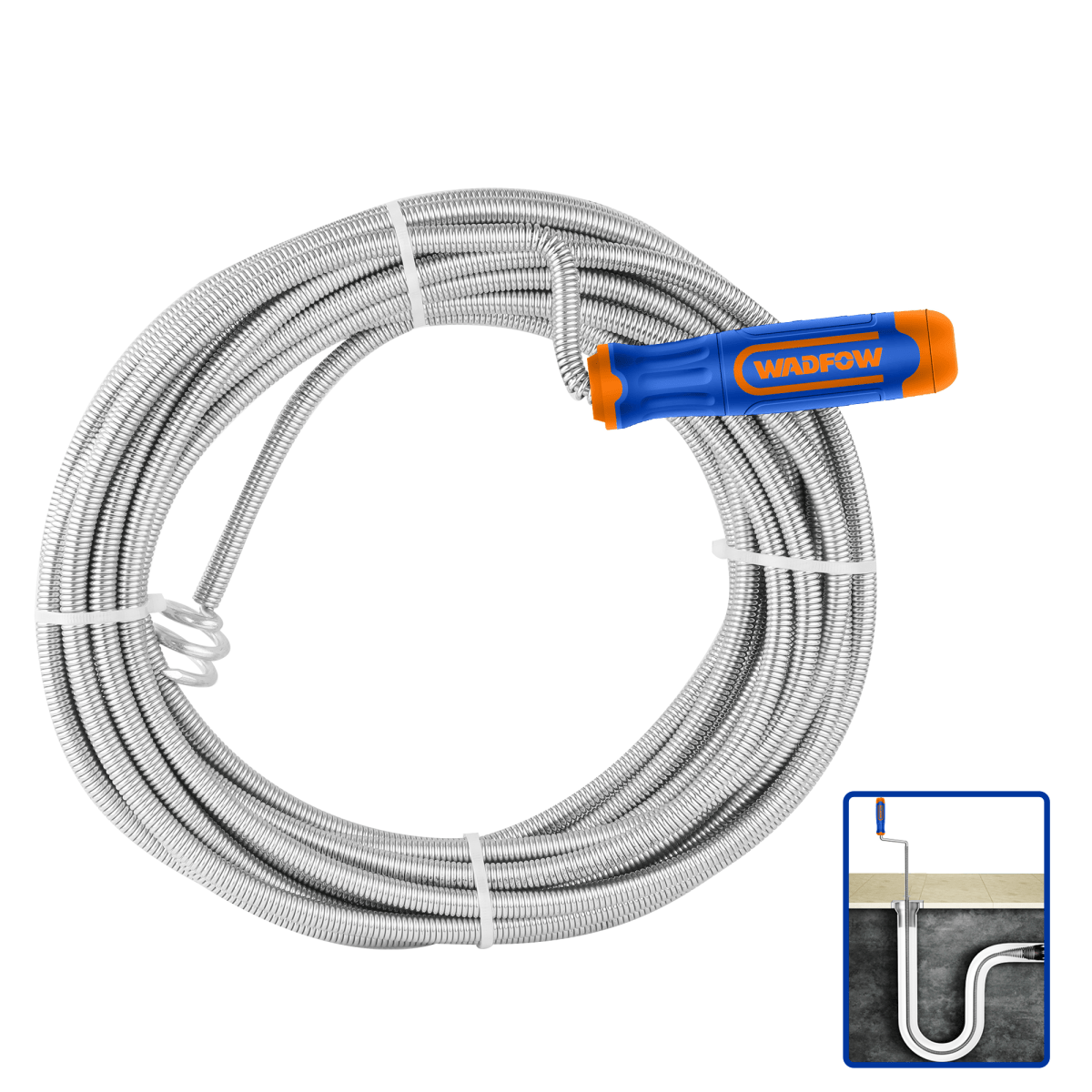 Sonda Para Drenaje 10Mts Diam 9mm WADFOW REF. WDD2310 - MARKEMSTORE -