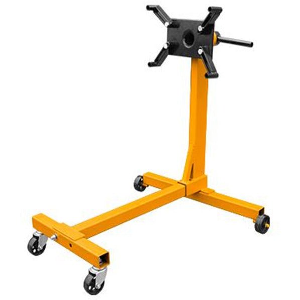 Soporte de motor 450 kg INGCO HEC051 con alta estabilidad y calidad. Ideal para taller, chasis o motos. ¡Compra con envío gratis en Bogotá y toda Colombia!