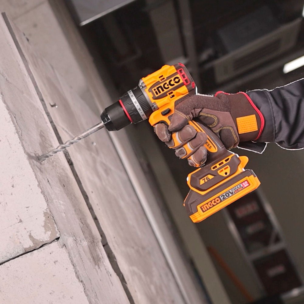 Taladro De Impacto M1/2 20V 76Nm 2000Rpm Brushless INGCO UCIDLI207686 - MARKEMSTORE - Taladros