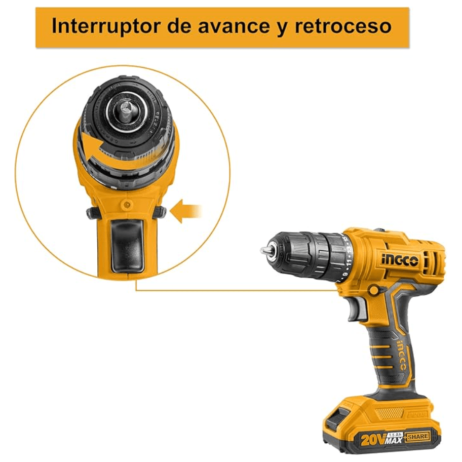 Taladro Inalambrico 20v UCDLI20012 SUPER SELECT - MARKEMSTORE - Taladro