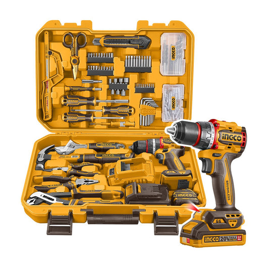 Taladro Inalambrico 20V UHKTHP41662 + 166 Herramientas INGCO - MARKEMSTORE - Juegos de Herramientas