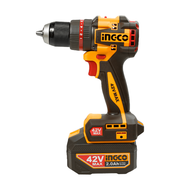Taladro Ingco 42V M1/2 69NM Impacto Incluye Bateria y Cargador UCIDLI426981 - MARKEMSTORE - Taladros