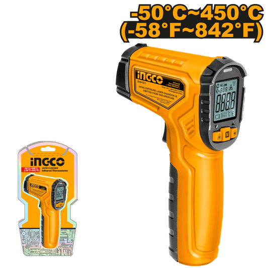 Termometro Infrarrojo 50 A 450 Grados Ingco Hit0155028 - MARKEMSTORE -