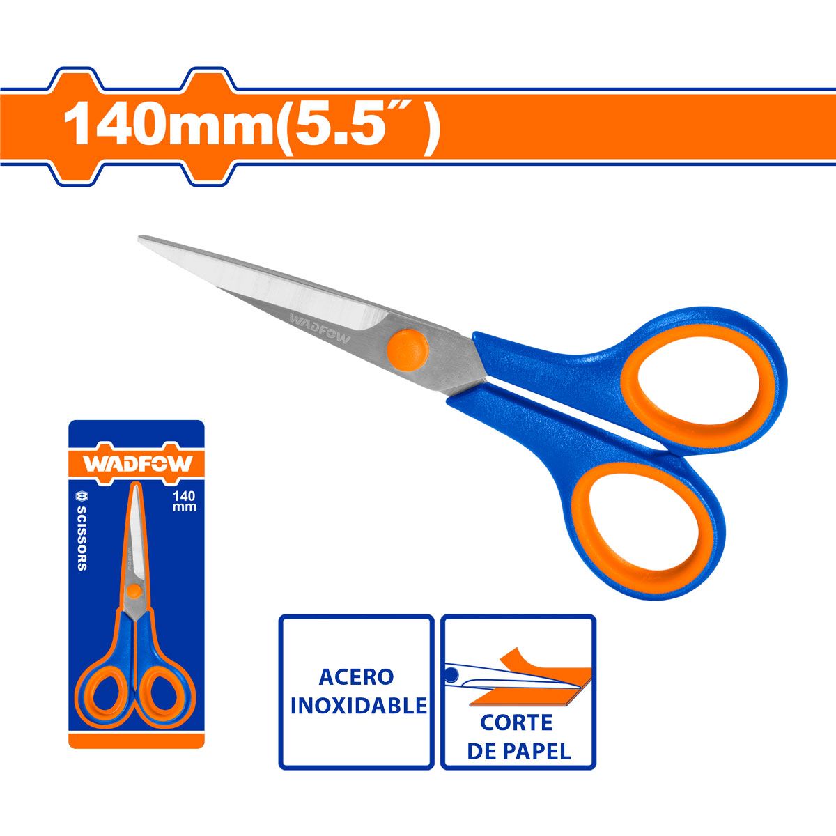 Tijera Multiuso 8.5 Acero Inoxidable WADFOW WSX2655 - MARKEMSTORE - Tijeras y Cizallas
