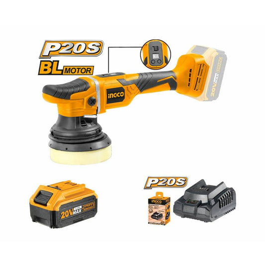 Ingco Polichadora Inalambrica Ionlitio 20v Con Bateria De 4h - MARKEMSTORE