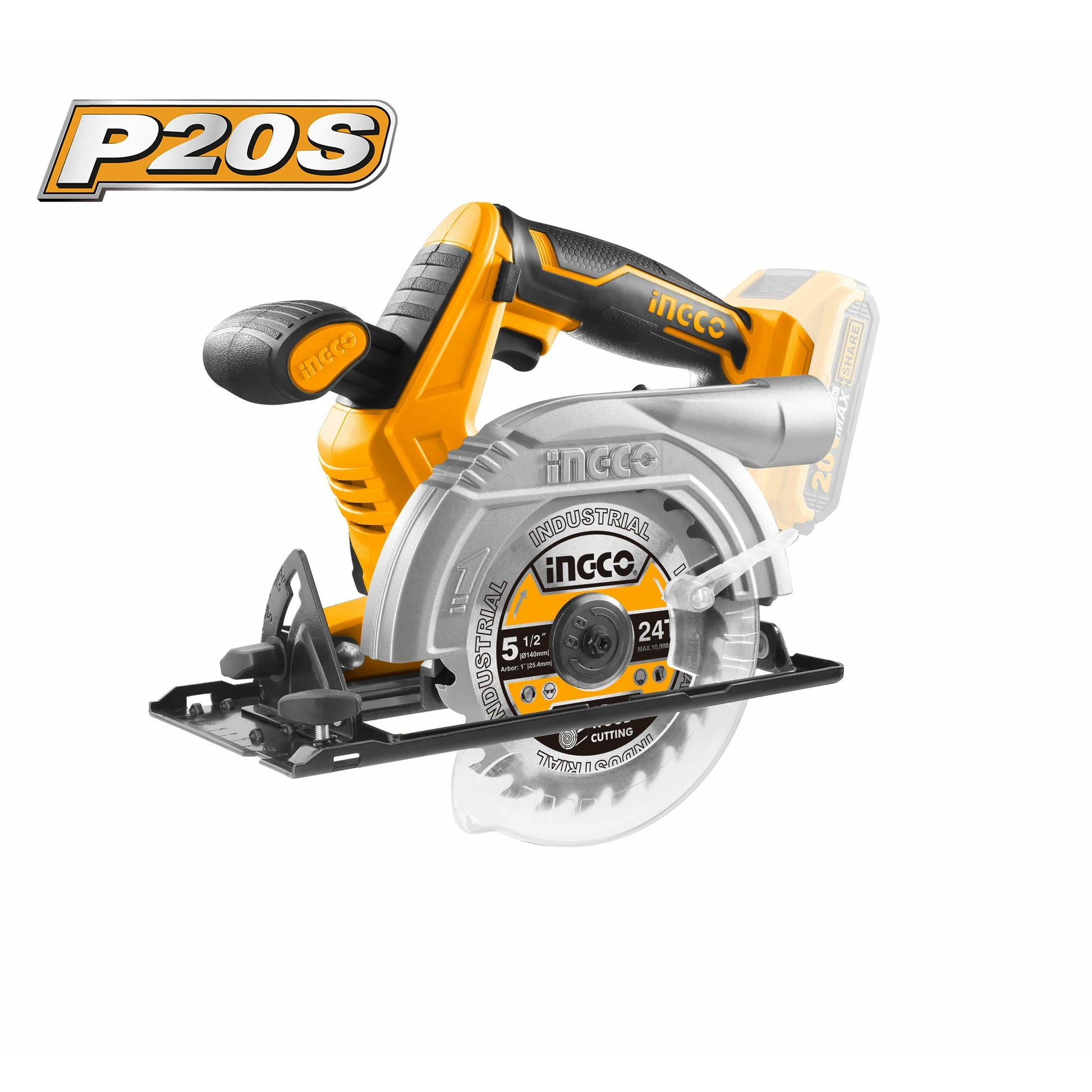 Ingco Sierra Circular Inalambrica Ionlitio 20v + Bateria 4h - MARKEMSTORE
