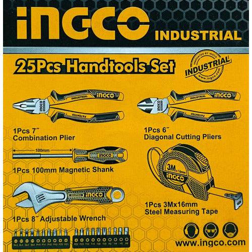 Kit Set Herramientas Manuales Hogar 25 Piezas Ingco - MARKEMSTORE