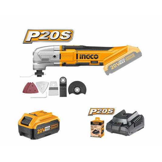 Multiherramienta Inalambrica Ionlitio Ingco 20v + Bateria 4h - MARKEMSTORE