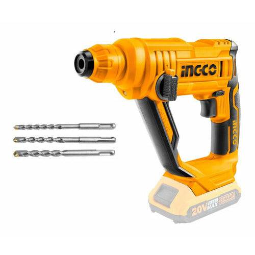 Rotomartillo Inalambrico Ingco 20v 0-900rpm Con Baterias - MARKEMSTORE
