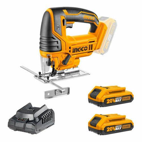 Sierra Caladora Inalámbrica 20v Ingco Con Accesorios - MARKEMSTORE